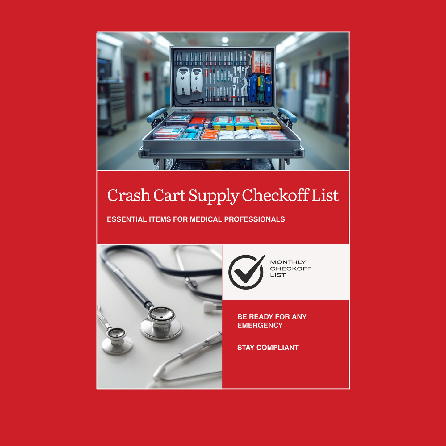 Crashcart Supply Checkoff List