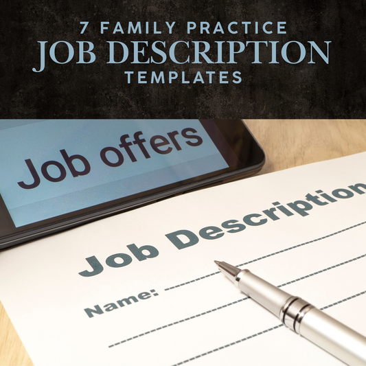 Family Practice Job Descriptions