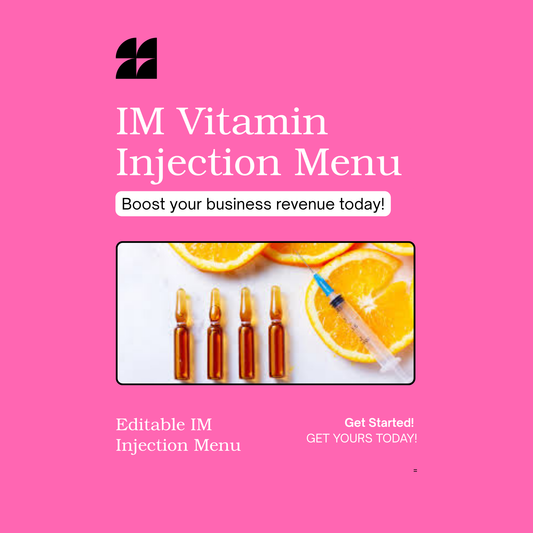 IM Vitamin Injection Menu