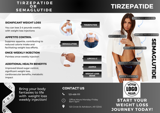 Editable GLP-1/Weight Loss Brochure
